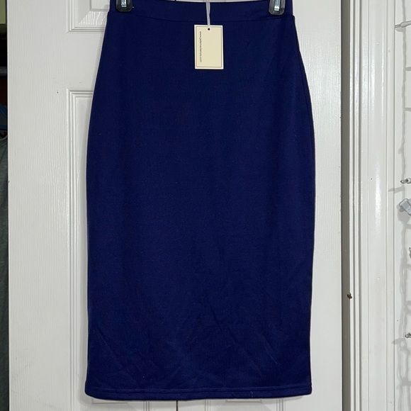 Jade Makenzie Apparel Women’s Ladies Riley Lined Skirt Modest Royal Blue Size XS - Picture 3 of 10